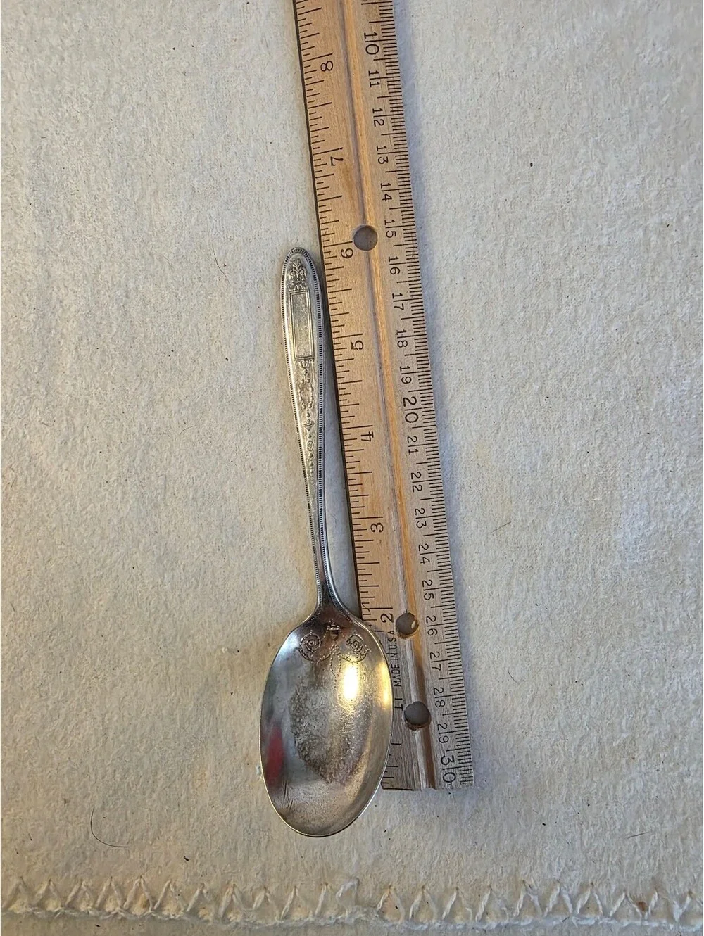 Oneida Community Plate Adam 1917 Pattern Silverplate Teaspoon 6.25” No Monogram